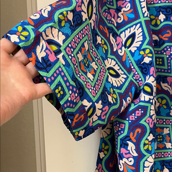 BiBi Multicolor Patterned Blouse - Picture 5 of 9